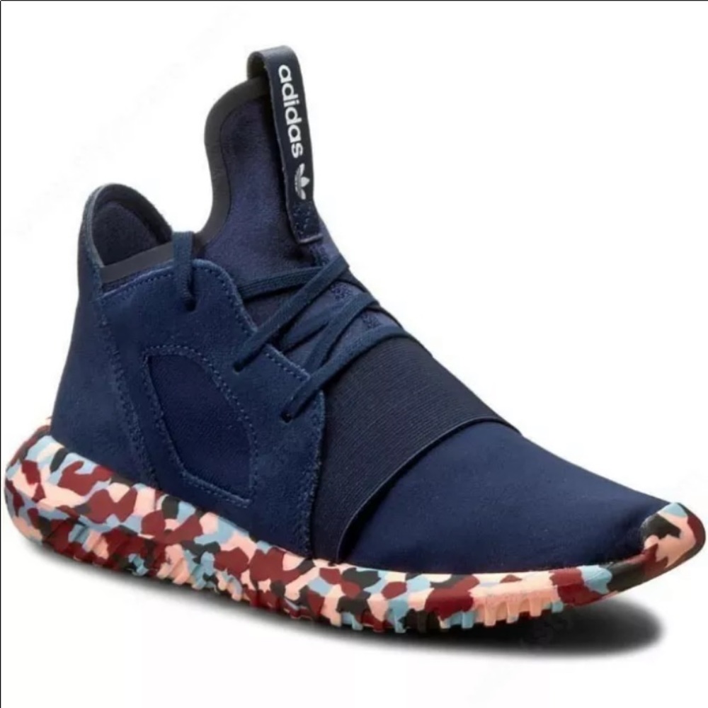 Adidas Tubular Defiant Ro Navy Blue Woman S80293 Size 8